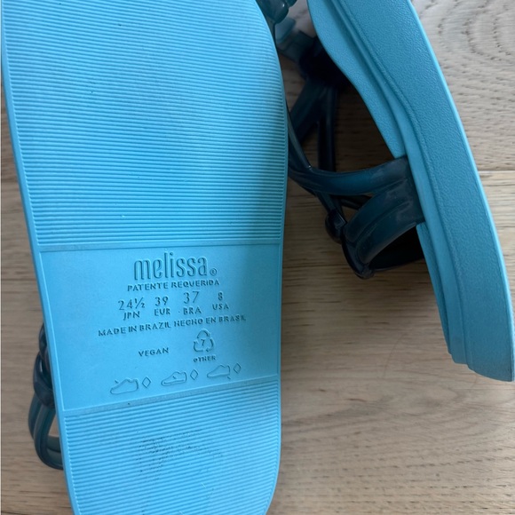 Melissa Women's Teal Sandals - Picture 4 of 4